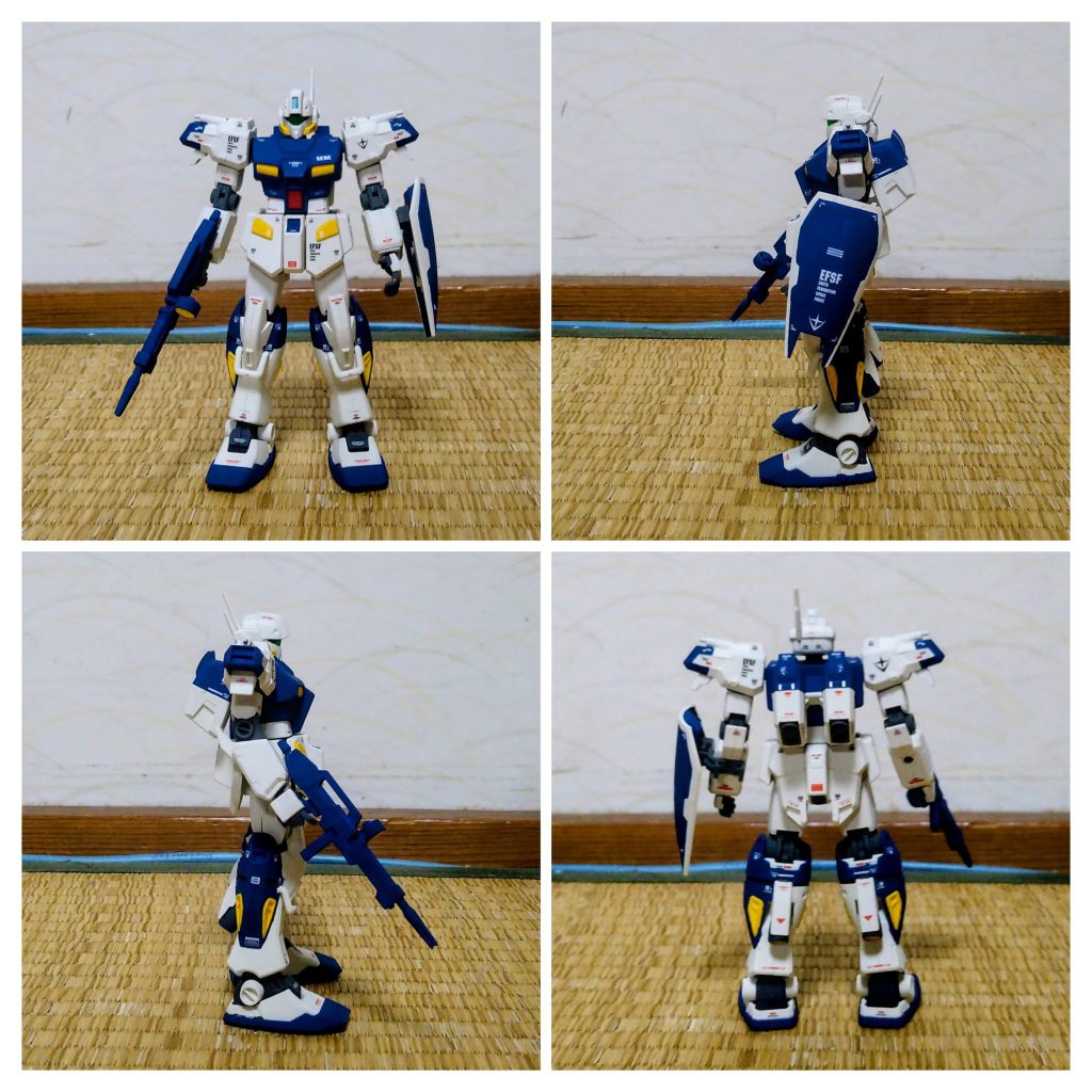電撃ホビーの付録キットとして立体化が実現しました。頭部、肩アーマー、バックパック、脚部はほぼ完全新規。しっかり設計されているだけあってHGジム改との相性はピッタリです。&nbsp;