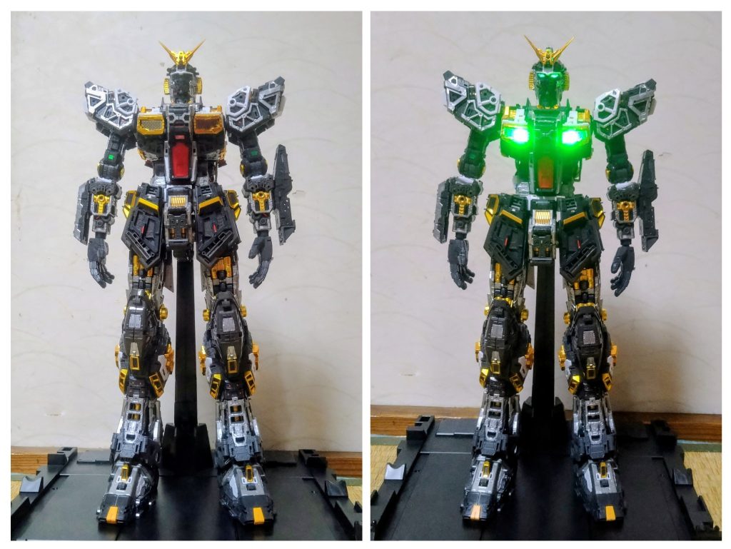 LEDライトはお高かったですが、こうやって違いを見ると買って良かったです。