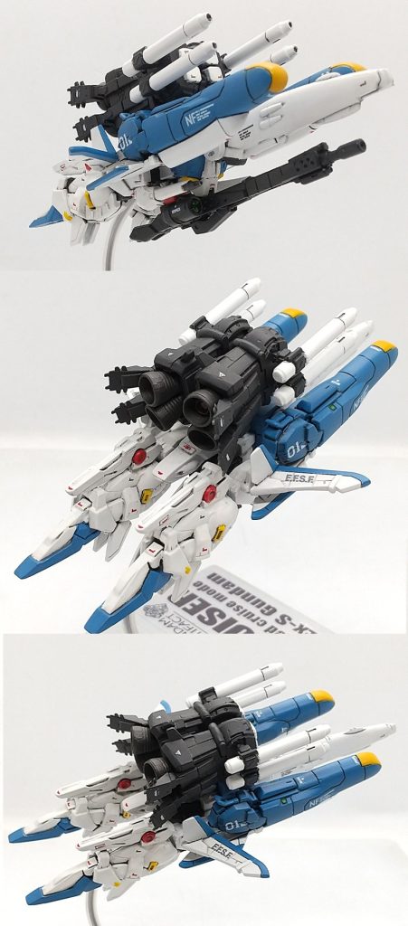 改修塗装完成品 Gクルーザー Ex-Sガンダム (重攻撃型モビルアーマー形態） ガンダムアーティファクト–2枚目/制作者：ランゼル