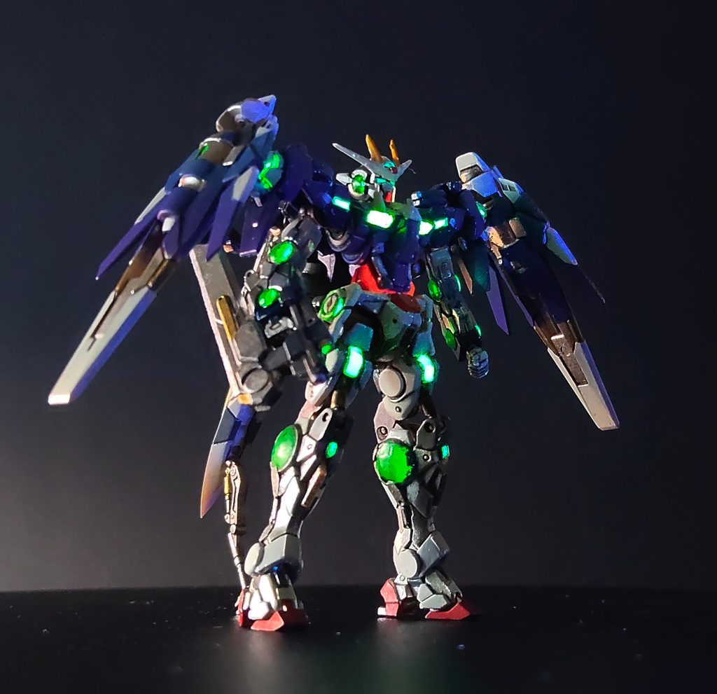 ダブルオーは本編を見ていなかったのでイメージわかず、アーティファクト時短24位間縛りチャレンジで、極力短時間で作る実験台に。意外にいいねが伸びて、しばらく私のGUNSTAページ人気作品TOP20にずっと滞在していたのは驚きでした。