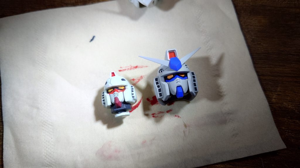 作品名：何故か父親と1日かけてガンダムヘッドを作っていました。<p>こんばんは。 次期に9月になってしまいますが、いかがお過ごしでしょうか？ 今日は1日、父とガンダムヘッドを作っておりました。 右の頭は元からG-3カラーかと思いきや、 元は MG Ver1.5 RX-78-2 ガンダム  [&hellip;]</p>
