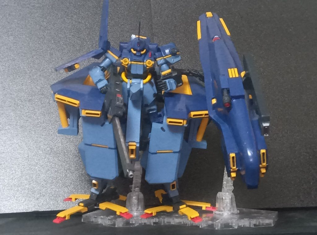 使用キットは:HGマラサイ、HGヘイズル改、HGハイゼンスレイIIラー、オプションパーツ08&13、WAVEディテールパーツ、コトブキヤディテールパーツ。制作中もUPしましたので詳しくはそちらで。