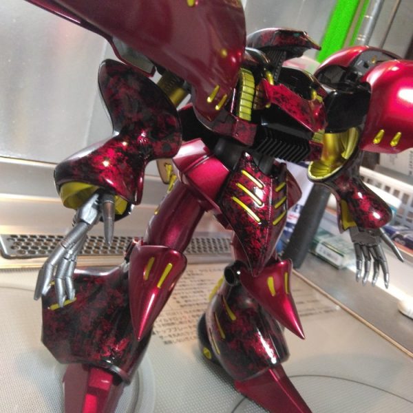 MG キュベレイ ラップ塗装 + キャンディ塗装