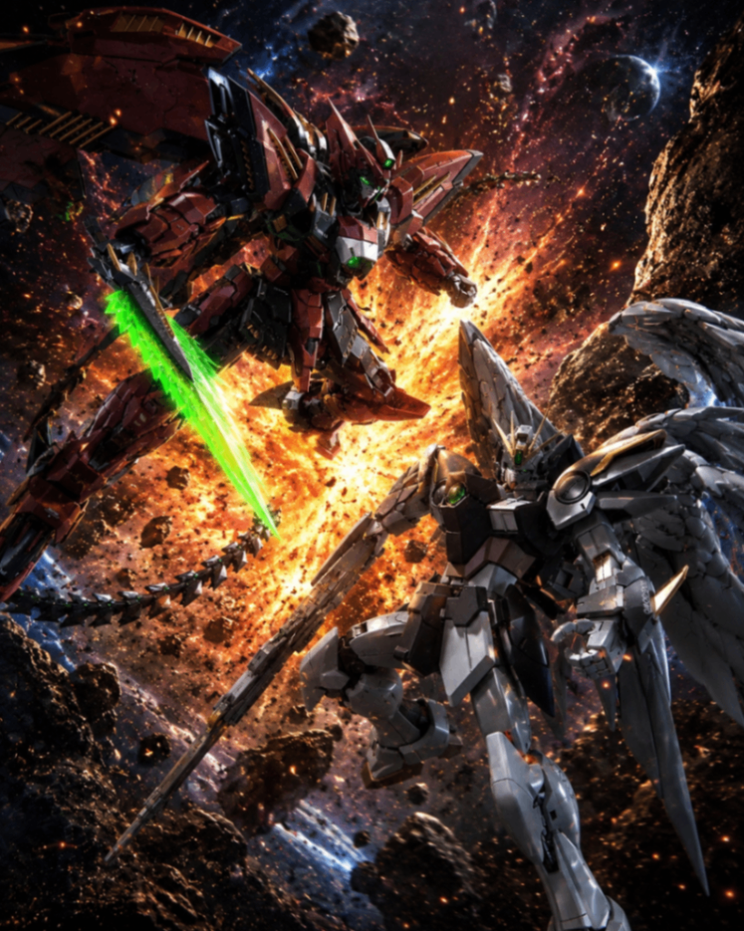 MG ウイングガンダムゼロカスタム　　スノーホワイト–3枚目/制作者：hiro60n