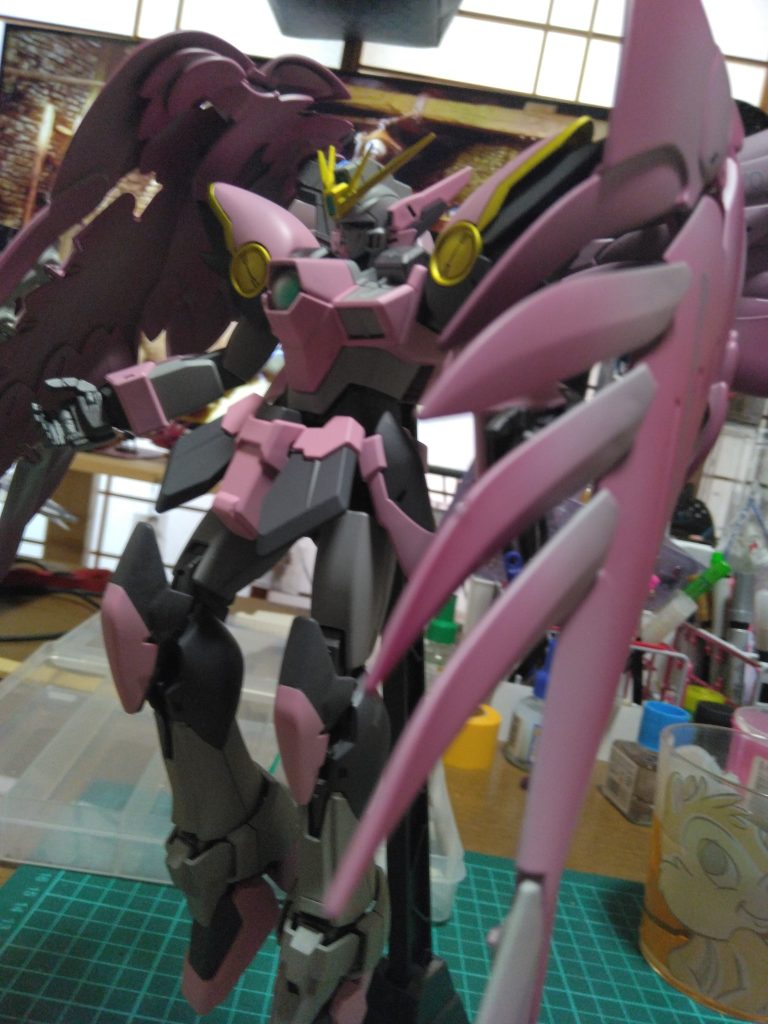 MG ウイングガンダムゼロカスタム　桜–2枚目/制作者：hiro60n