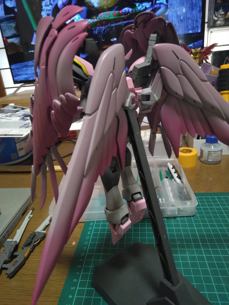 MG ウイングガンダムゼロカスタム　桜–5枚目/制作者：hiro60n