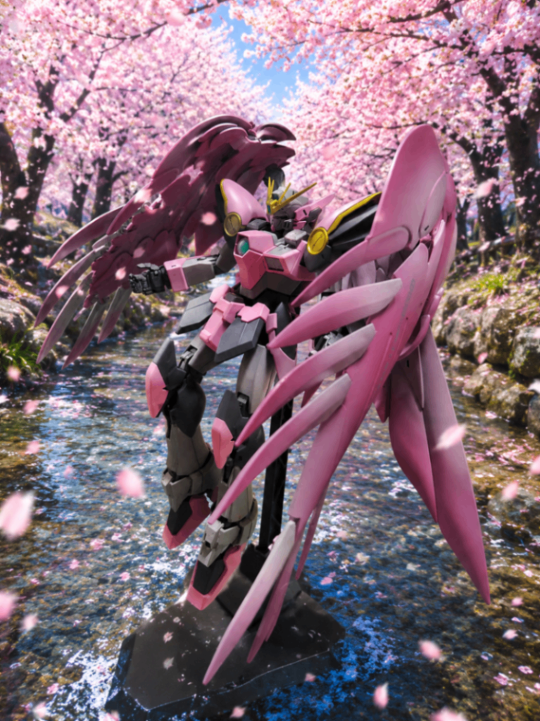 MG ウイングガンダムゼロカスタム　桜