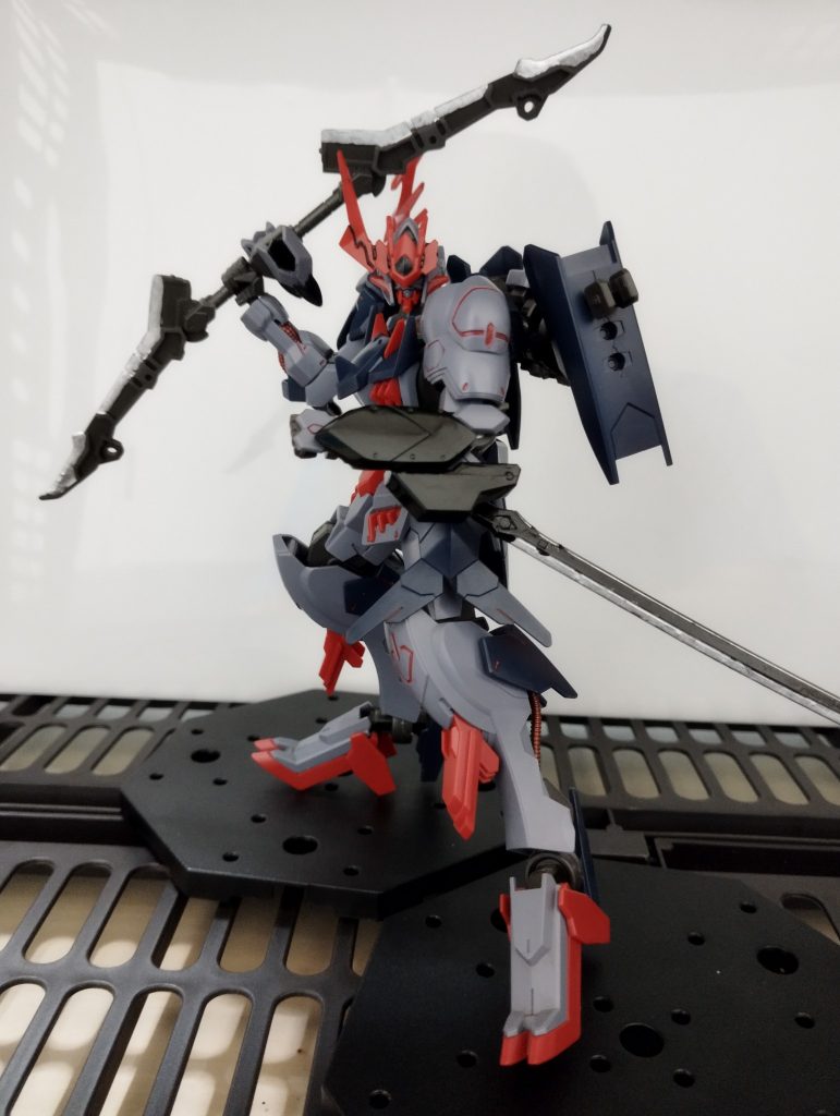 ショートブレイド(双剣)合体Verがなかったので最後にパシャリ。左手の黒い装甲が今回はムラなく綺麗に塗れました✨最後までご覧いただきありがとうございました😊✨