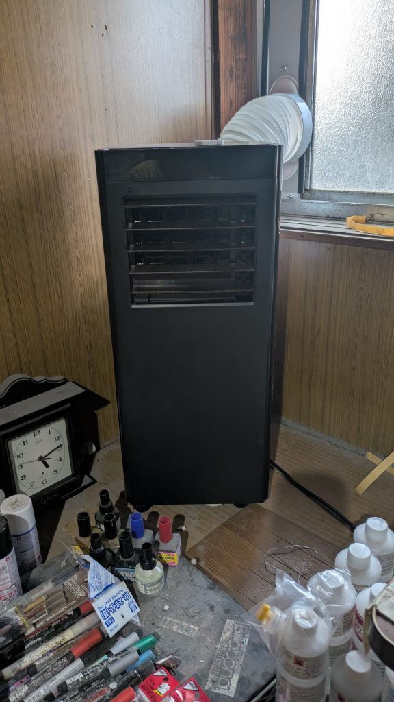 模型部屋にエアコン導入しました。
