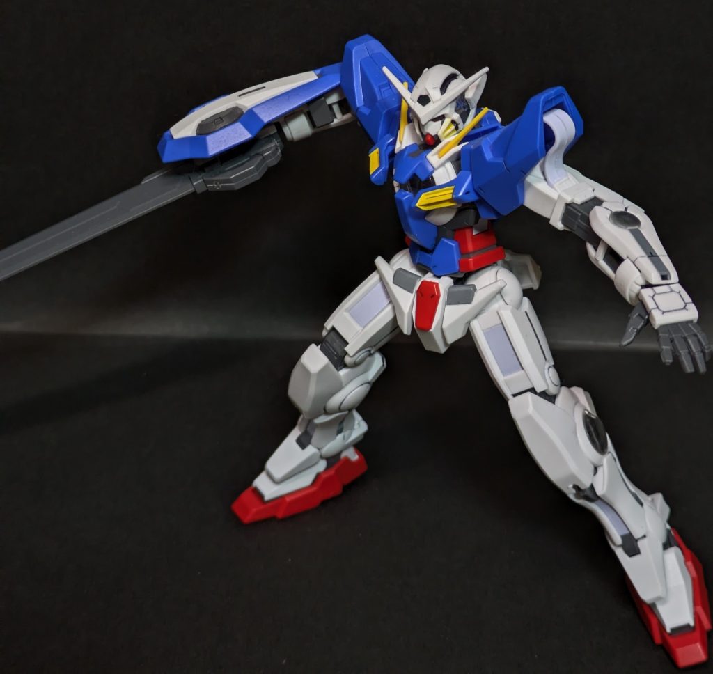 以上、HGガンダムエクシアでした！ダブルオー系のプラモデルも入手出来る頻度も増えて来てますよね。もし店頭で見かけたら手に取って、あなたもガンダムマイスターになってみませんか？？wお付き合いありがとうございました！(gandam-hand2)