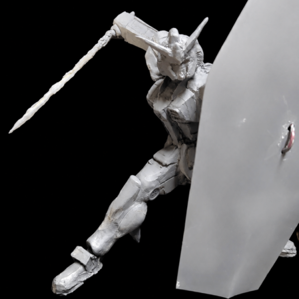 100均石粉粘土フルスクラッチ｜RX-78-2ガンダム進捗⑥