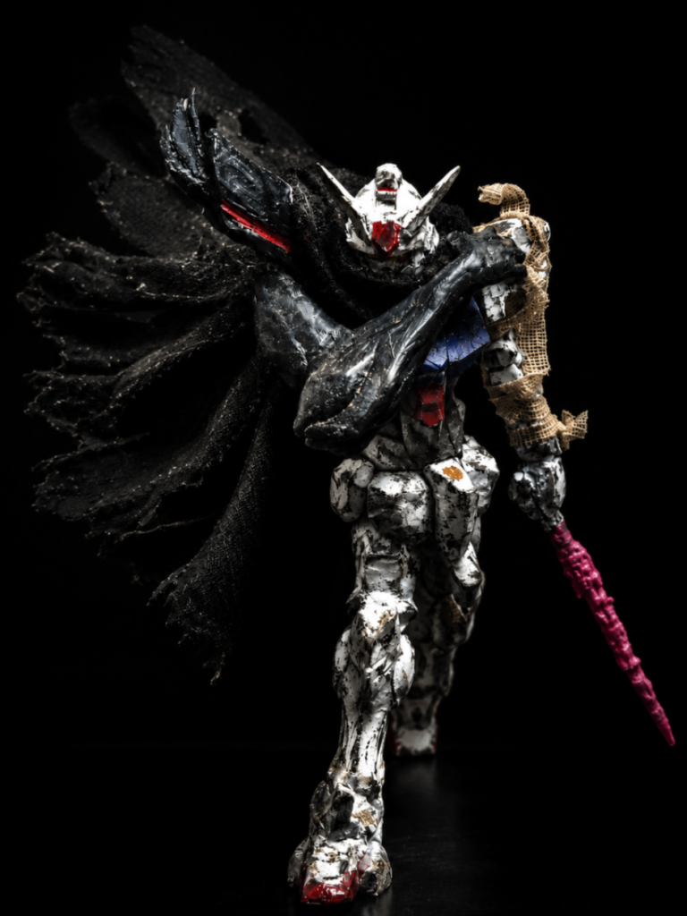 100均石粉粘土フルスクラッチ｜ガンダムZERO