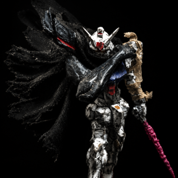 100均石粉粘土フルスクラッチ｜ガンダムZERO