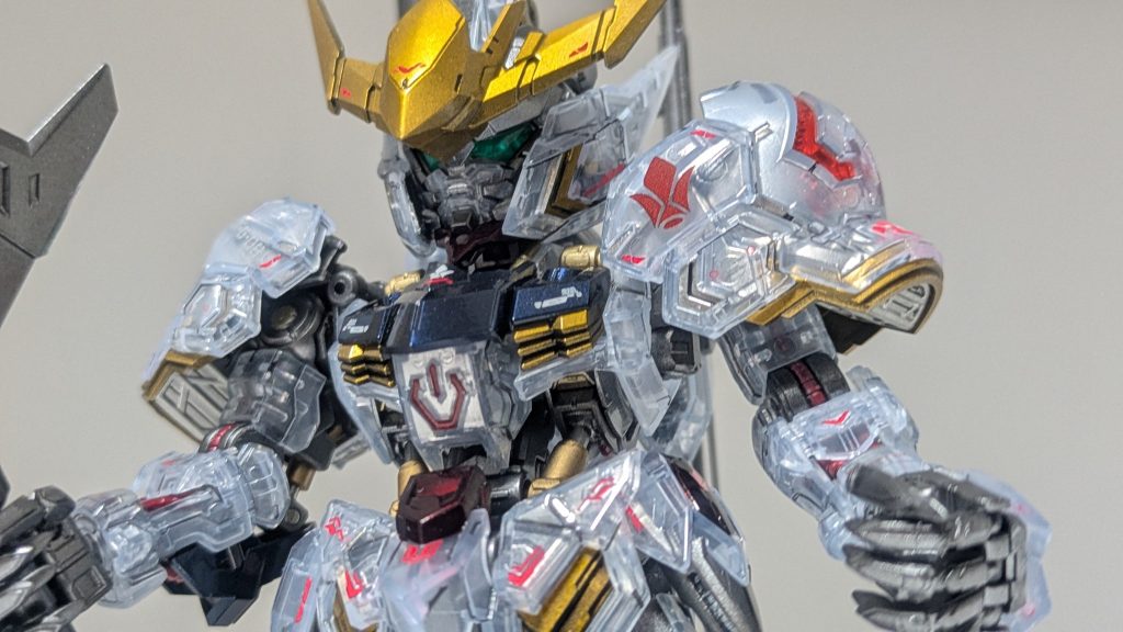 MGSD バルバトス ソリッドクリア全塗装