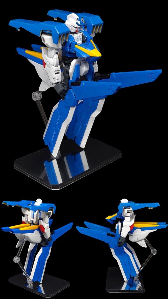 MS形態魔改造していますがV2ガンダムです。脚は脚に見えたらいいなあくらいで割り切っています。