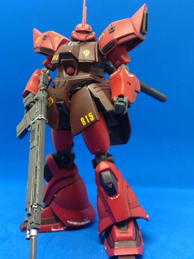 エアリアルの腰から下を使うと足が長くなったので腰アーマーは延長してます。