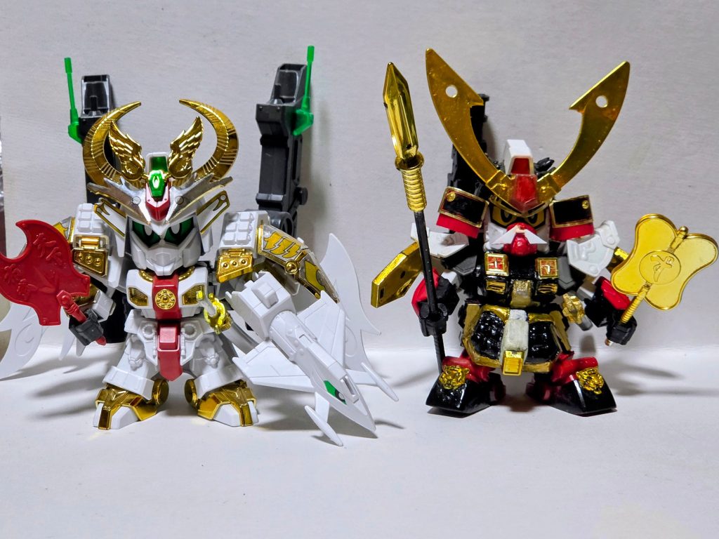 最後に二代目大将軍とも比較してみました。こちらもメッキ比率では負けていません。ジャンク品様々ですw