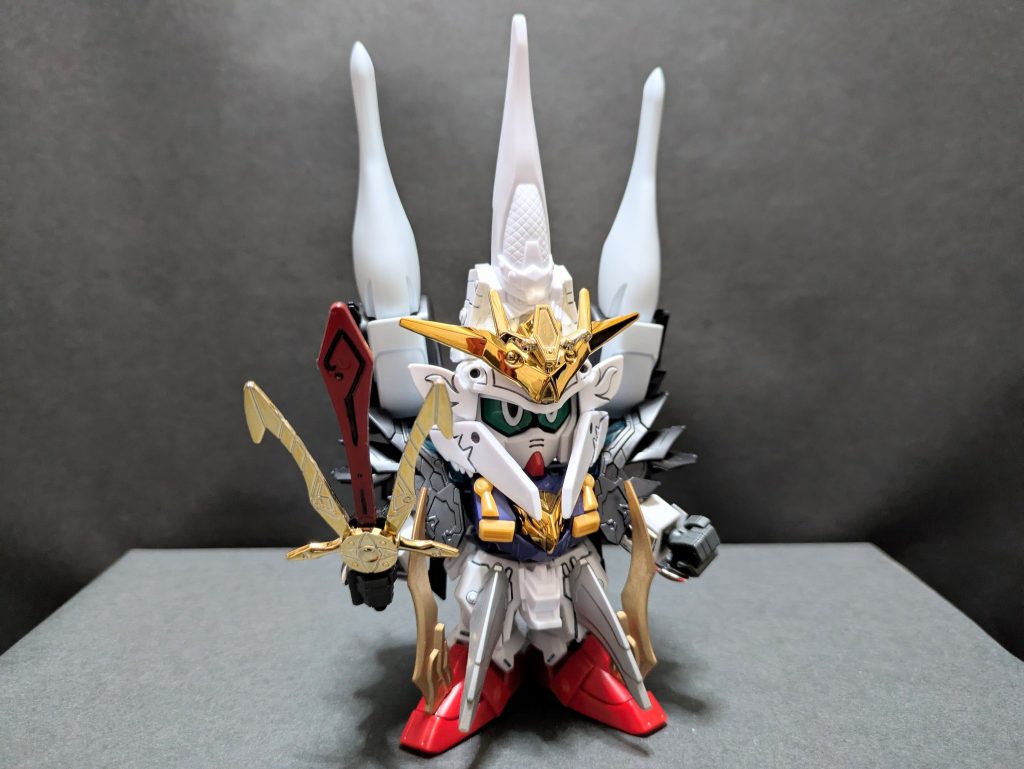 悪魔神細胞に侵されている設定なので普通の眼では物足りないと思い、『號斗丸〜最終決戦ver.』の三白眼を複製して貼りました。魔星大将軍の天剣絶刀は本家に持たせることにしました。