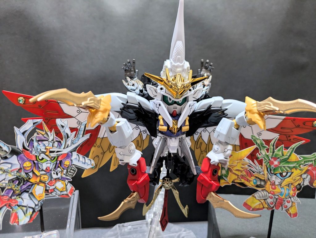 「ボルトのオッサンよぉ！　あんた命は惜しいか！？」「来い、鳥野郎！　フライドチキンにしてやるぜ！！」明鏡止水の境地に至ったドラゴン、ボルトとの最終局面。欲を言えば天国途剣も赤く変色させたかったのですが…予算オーバーです。
