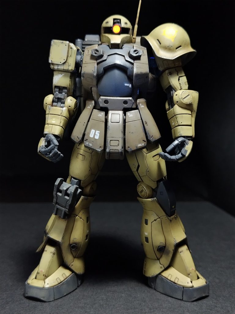 HGUCザクⅠスナイパータイプ＋RGシャア専用ザクII