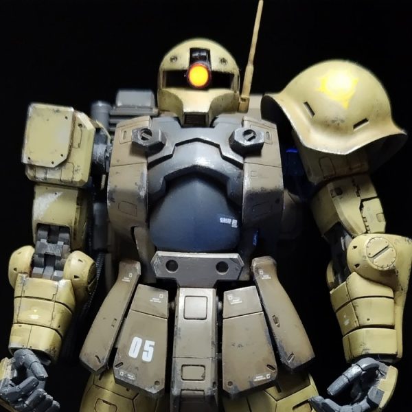 HGUCザクⅠスナイパータイプ＋RGシャア専用ザクII