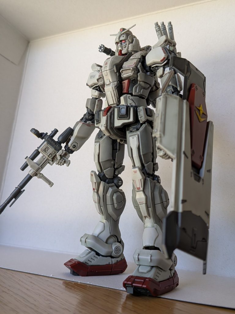 今回はほぼほぼ塗装無しでリアルタッチマーカー1本して汚し加工風にしてます😊少しくすんだ感じになるだけで強さ倍増wかなりお手軽ですwww