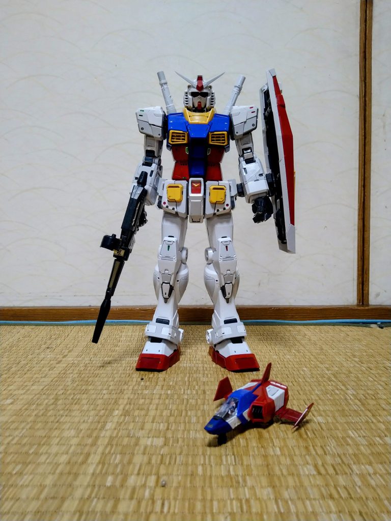 武器もコアファイターも完成です。