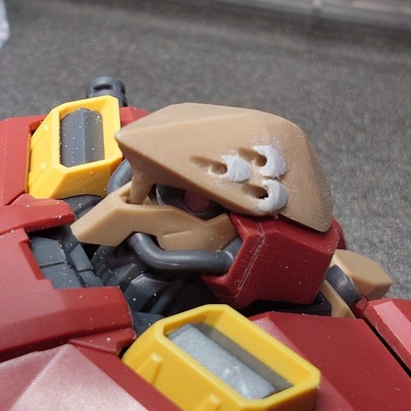 頭部を面出ししてみました…！