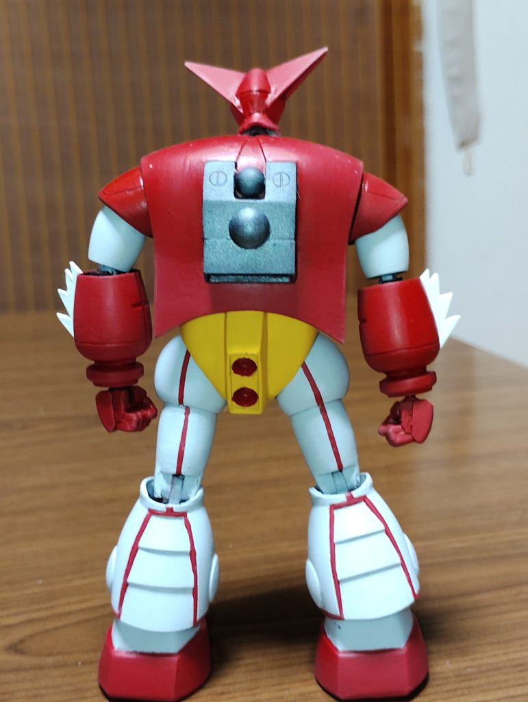 後面バーニア部分も出力を抑えられてます