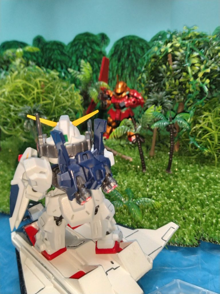 『カミーユ、どこだ？生きてたら返事しろ。』「生きてます。」『ポイント203に集結だ。』「直ぐ向かいます。」「ここで会ったが百年目ってね！」「こいつらーーー！！！」