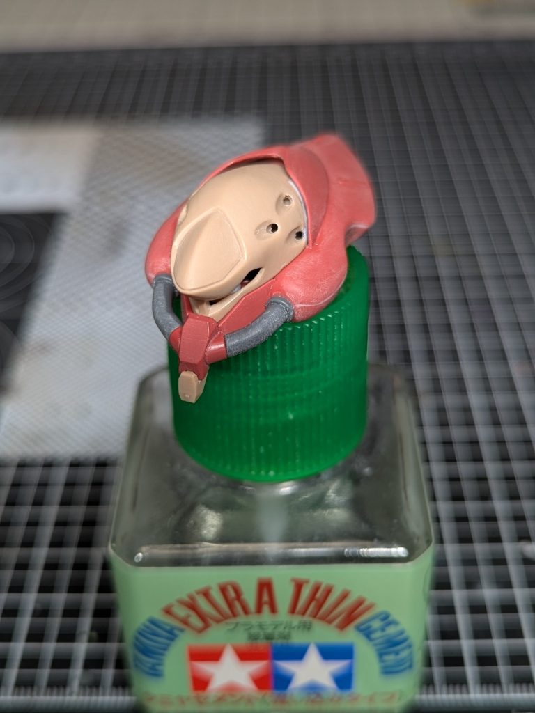 ボウズがフードを被ったように加工