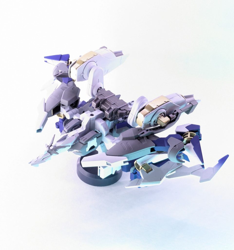 PFF-PX10　エーリスアーマーギリシャ神話に登場する不和の女神であるエリスを表現すべく魔女である水星系と悪魔である鉄血系を混ぜたアーマー。