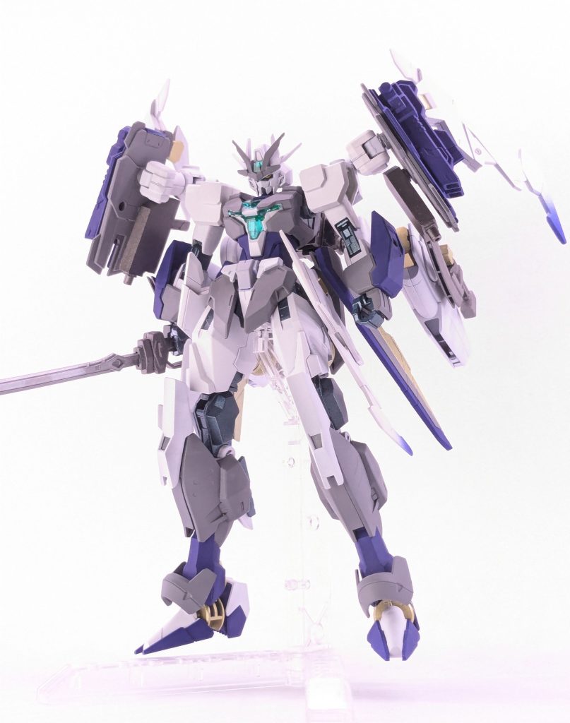 PFF-X10-E　エリセーンガンダム。今回のミキシングは結構悩みました。肩アーマーをつけないコアガンダムということでそこの隙間を埋める方法を考えるのに時間を使ってしまった…