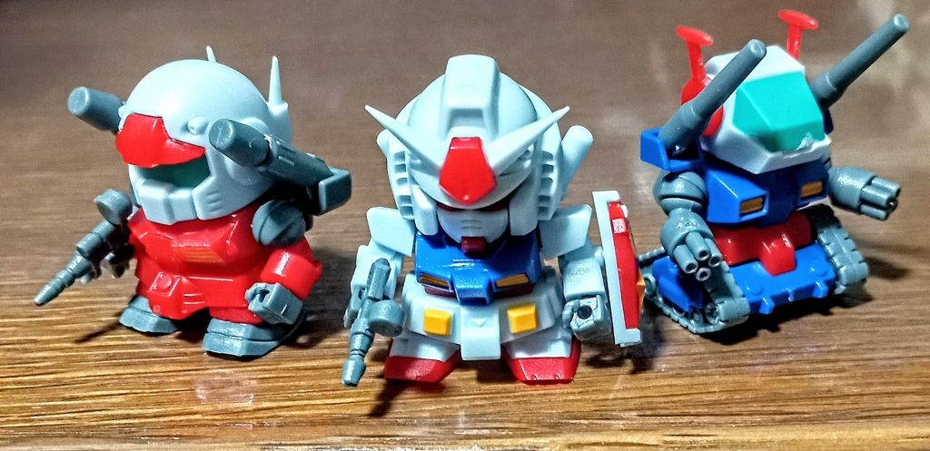 ガンダムV作戦ビスケット3体