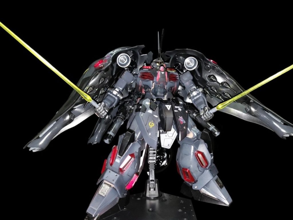 メガビームサーベル装備お馴染みクシャトリヤ降臨ポーズですw