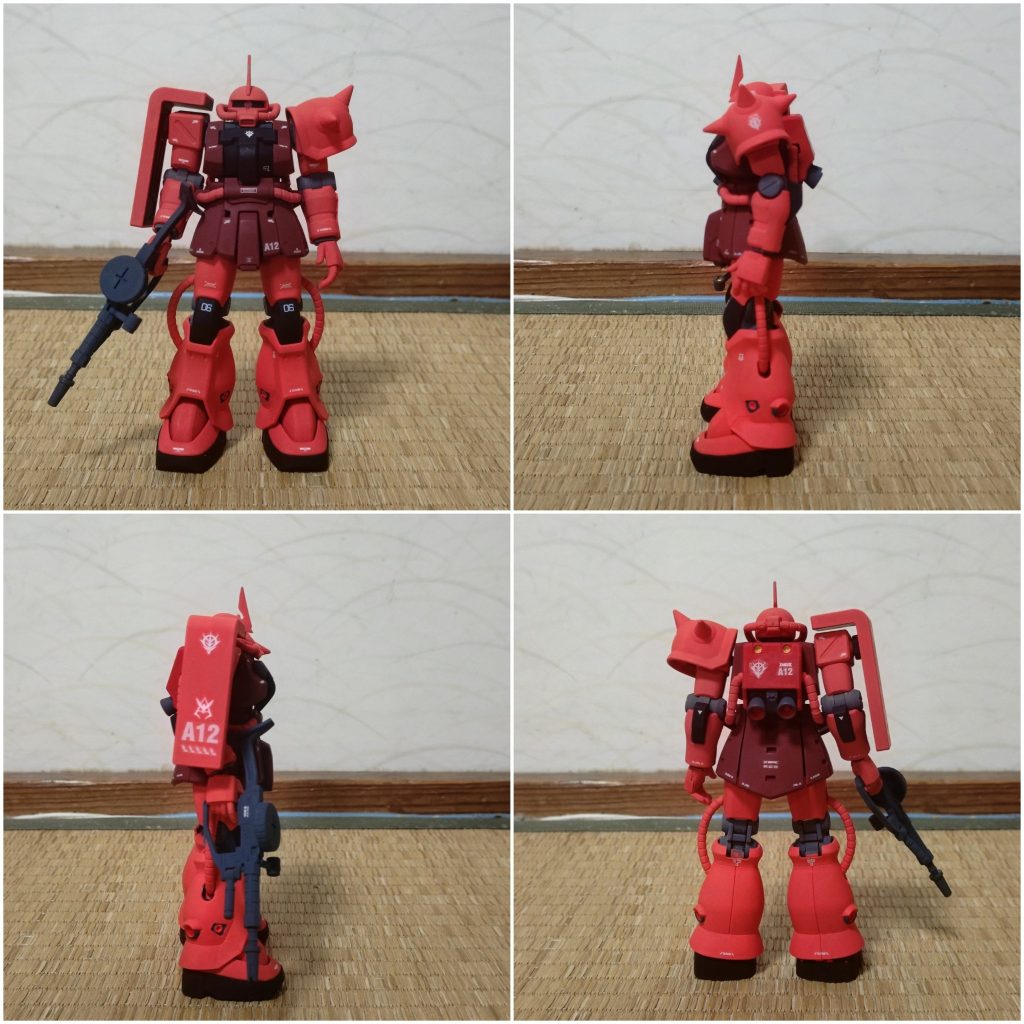 やっぱりシャア専用機はカッコいいです！！