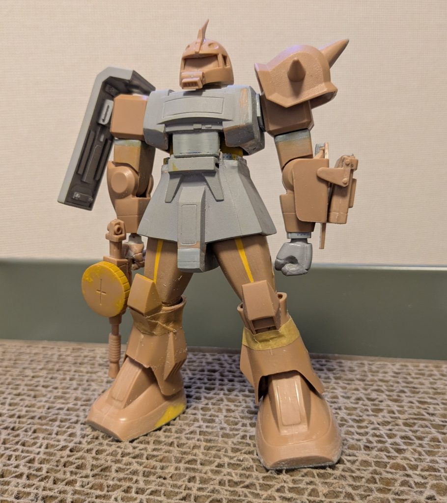 制作工程2フンドシ長くしたがやらんでも良かったかなと思う……。