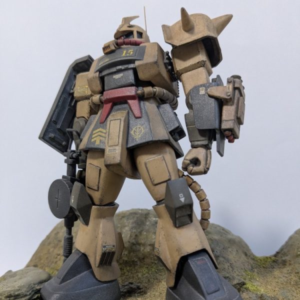 第15弾　旧キット1/144　MS-06D　ザクデザートタイプ現代風改修
