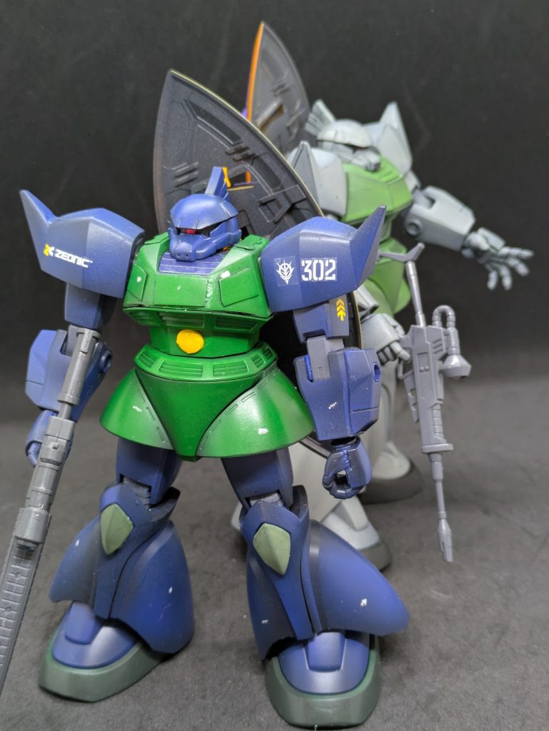 この時点では大尉なので、大尉のマーキング。