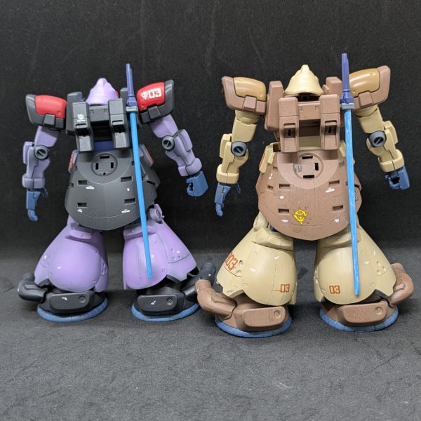 いつもお世話になっております。ガンプラ愛好家のまお大佐です。一人星の屑作戦第3弾として製作中のドム・トローペンですが、塗装まで終わりました、これからウェザリングを施そうと思います。失敗する前にきれいな状態のものを残しておこうと思いました。道具は揃ったので色々試したいと思います。（5枚目）