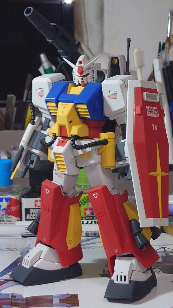 MG　パーフェクトガンダム–2枚目/制作者：あれく myT 積みプラ崩したい