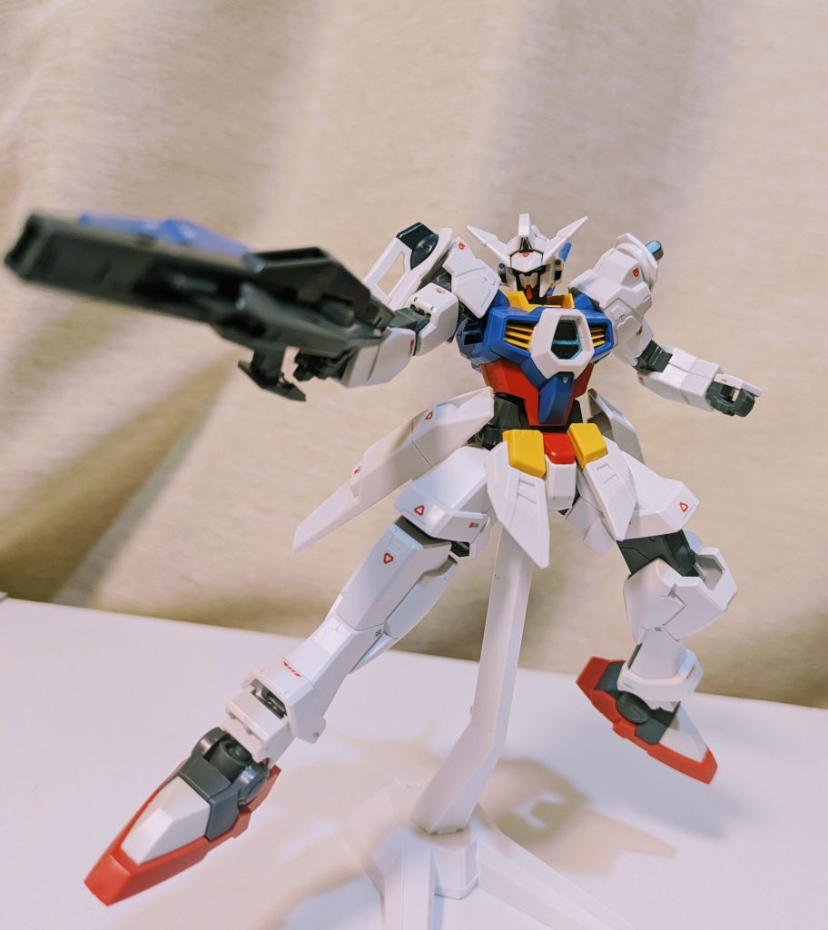 まずは射撃武器のドッズマグナム！AGE-FXのスタングルライフルを改造してオリジナル武装にしました。その威力は他の作品の高出力武装にも引けをとりません✨️(多分)