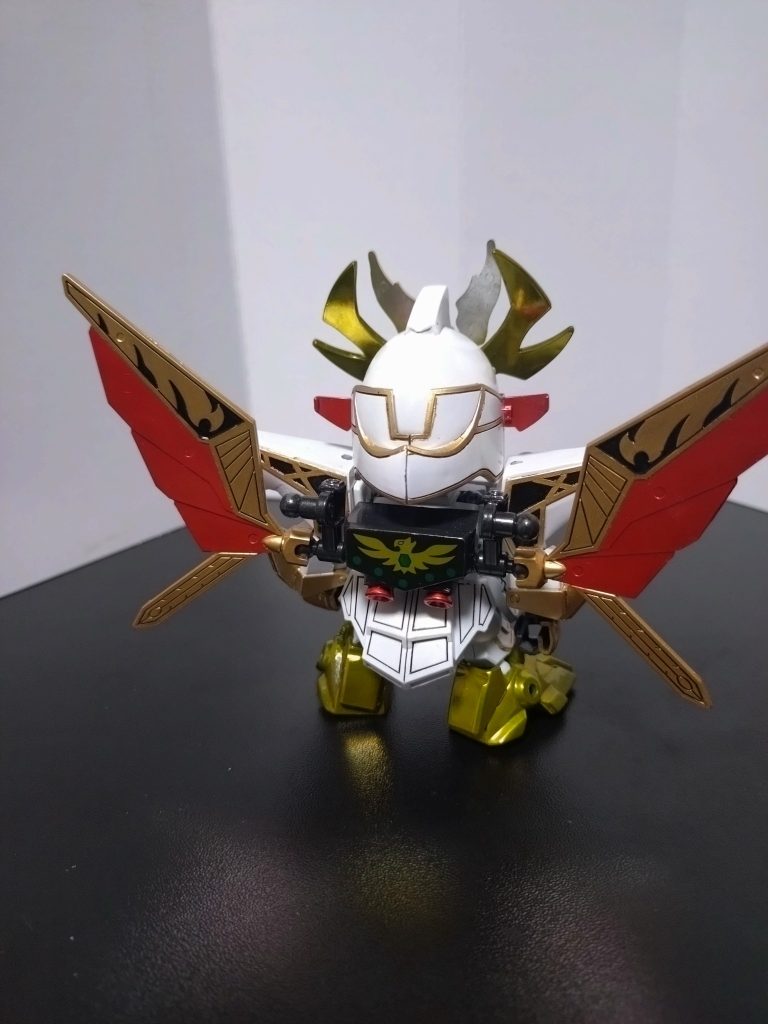 通常状態　素体にはレジェンドの武者ガンダム使ってます。