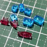 フレームモデルにもクリアパーツを使うところがあったので、その一部をカラースプレー[…]