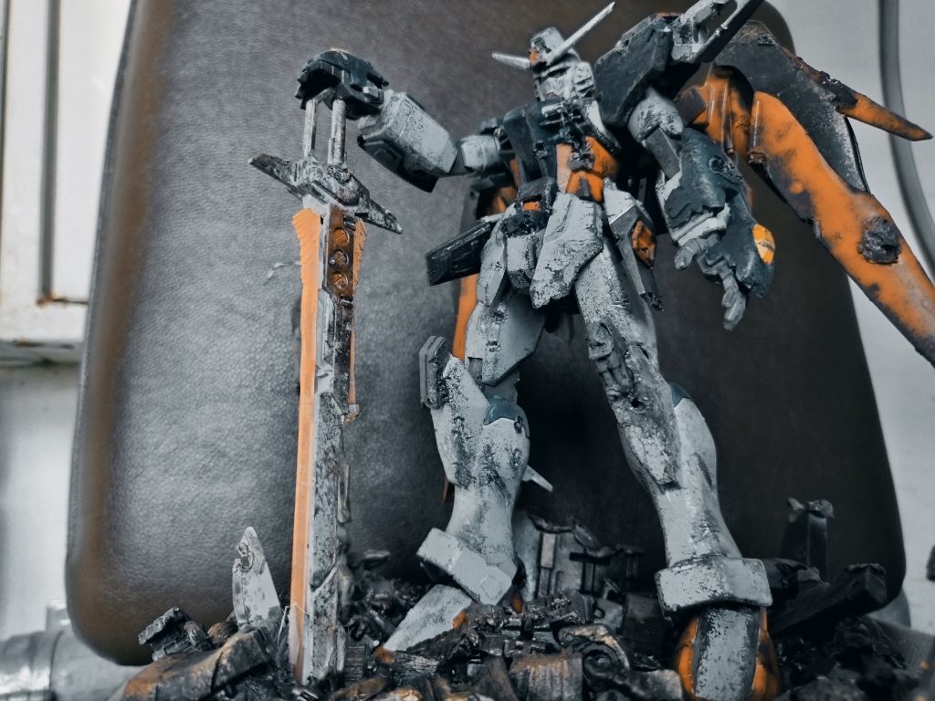旧キットリメイク　デスティニーガンダム　spec2–4枚目/制作者：Hw