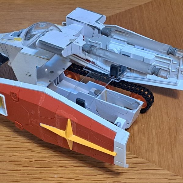 【メガサイズ Gアーマーフルスクラッチ製作中】Gブルイージー軽装型、ガンダム高起動型、Gファイター