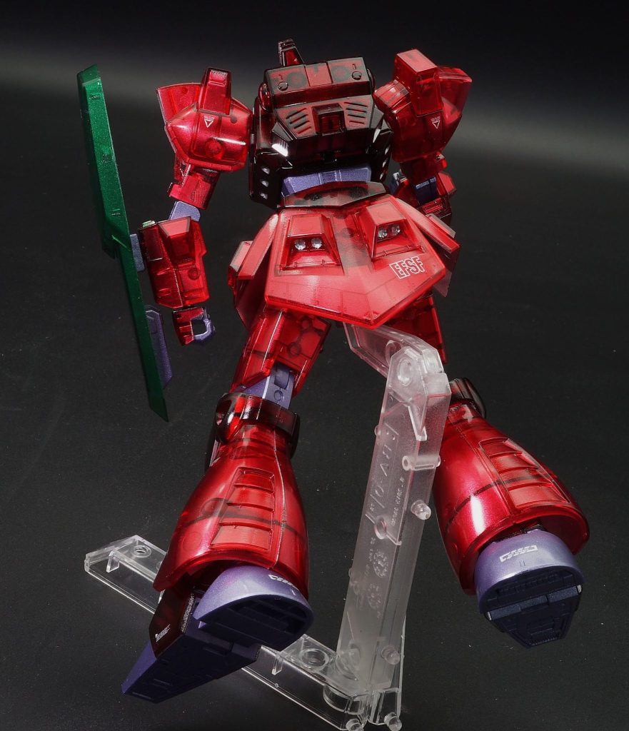 HGUC 1/144 ガルバルディ（クリアカラー）　メカニカルコアメッキ風塗装–4枚目/制作者：あるむ