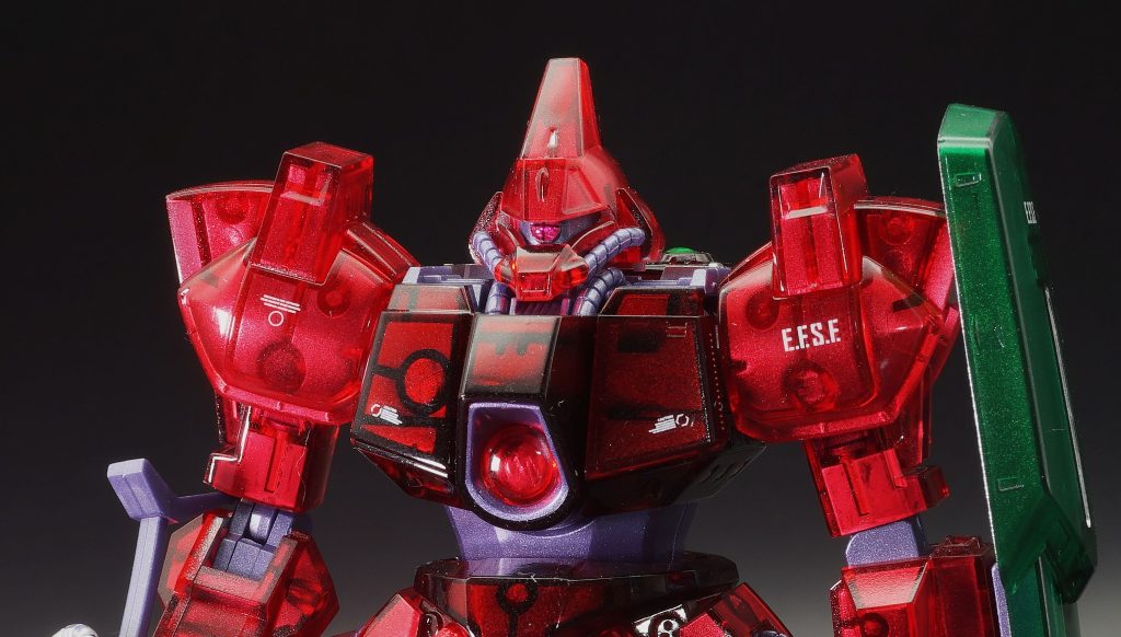 HGUC 1/144 ガルバルディ（クリアカラー）　メカニカルコアメッキ風塗装–2枚目/制作者：あるむ