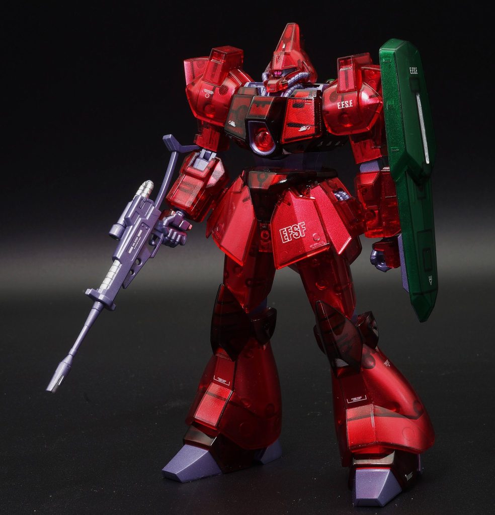 HGUC 1/144 ガルバルディ（クリアカラー）　メカニカルコアメッキ風塗装–2枚目/制作者：あるむ