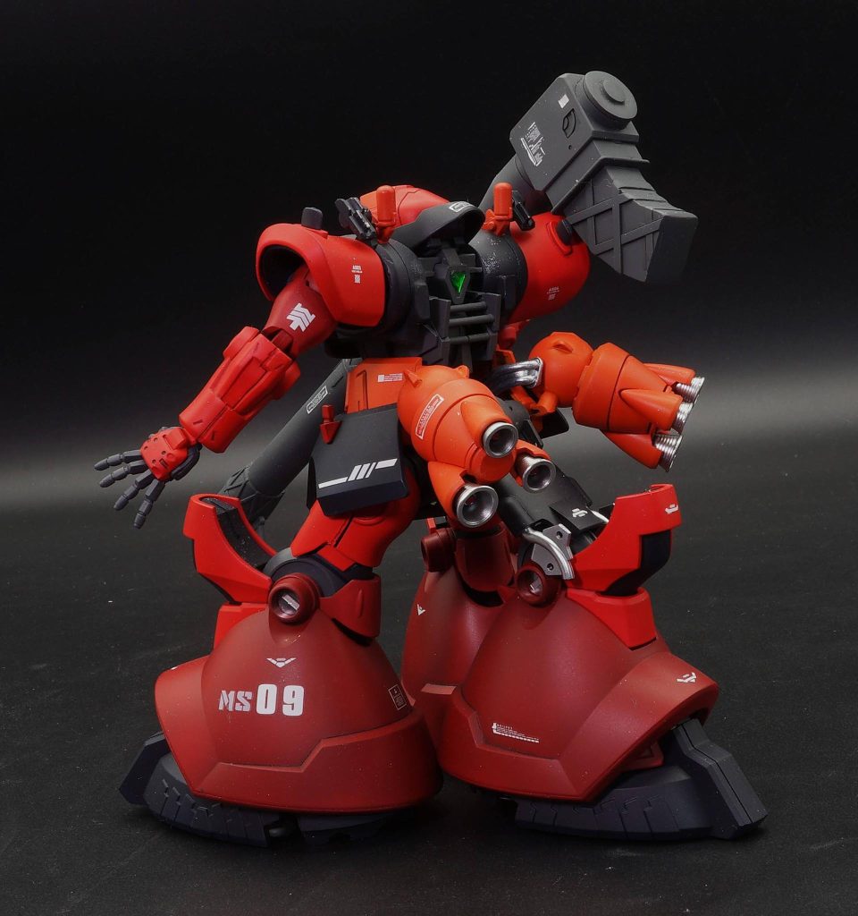 HG 1/144 リック・ドム ガイア機/オルテガ機(GQ)　全塗装–4枚目/制作者：あるむ